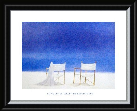 Framed Framed The Beach Scene - Lincoln Seligman