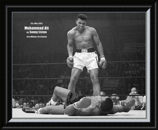 Framed Framed History in the Making - Muhammad Ali Vs Sonny Liston