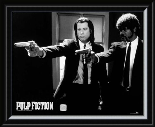 Framed Framed Vincent and Jules - Pulp Fiction