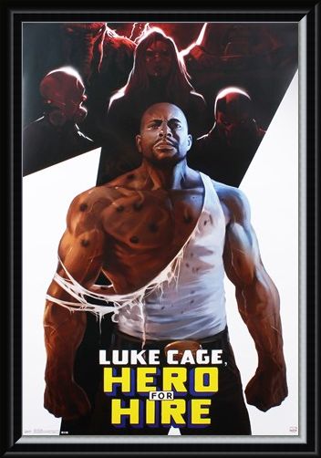 Framed Framed Hero For Hire - Luke Cage