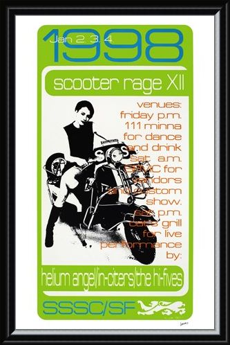 Framed Framed Scooter Rage XII - Frank Kozik