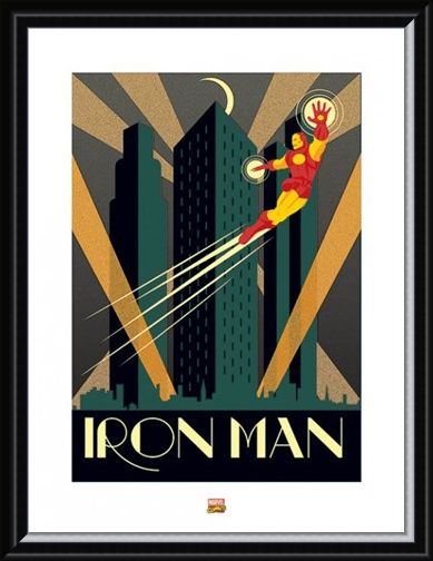 Framed Framed Iron Man - Marvel Deco