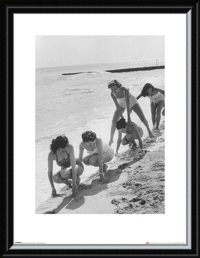 Framed Framed Models Playing Leap Frog - Time Life