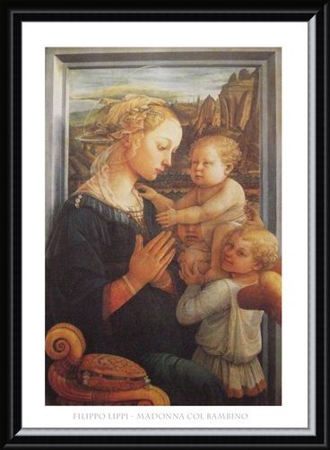 Framed Framed Madonna with Child - Filippo Lippi