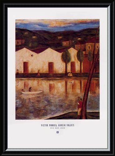 Framed Framed Rio San Juan - Victor Manuel Garcia Valdes