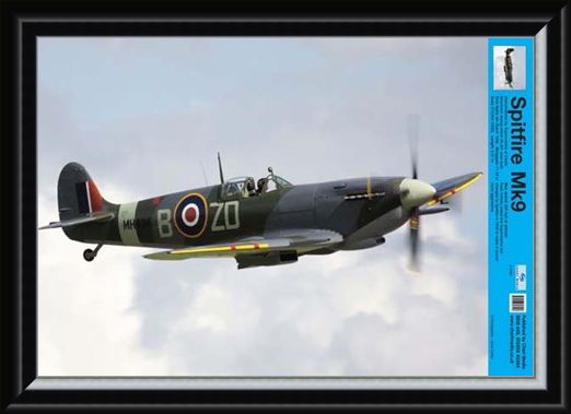 Framed Framed Spitfire - Learn The Ways of the Skies