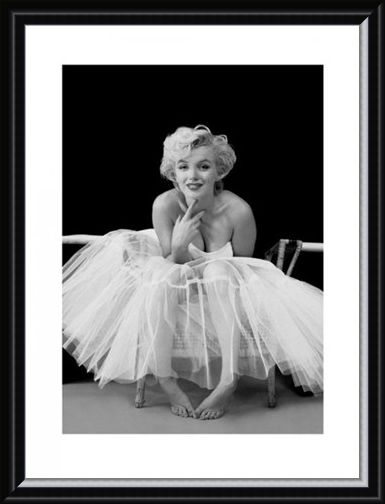 Framed Framed Marilyn Monroe; Ballerina - Milton H Greene