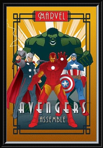 Framed Framed Avengers Assemble - Marvel Deco