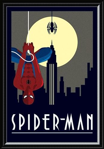 Framed Framed Spider-Man - Marvel Deco