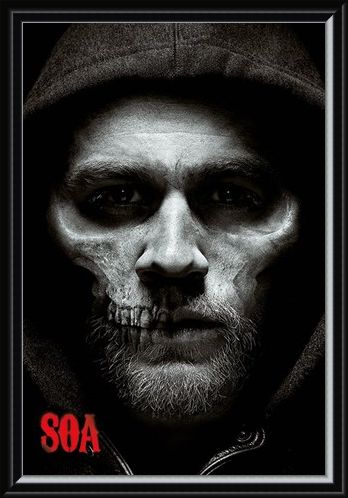 Framed Framed Jax Skull - Sons of Anarchy