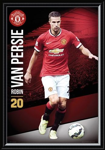 Framed Framed Robin Van Persie - Manchester United Football Club