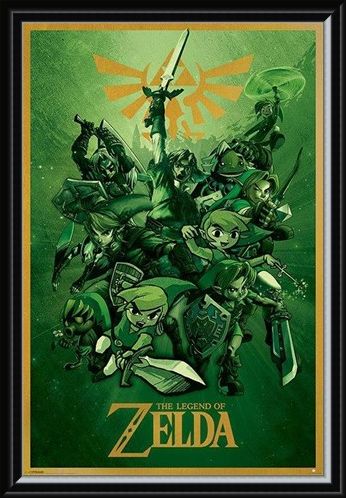 Framed Framed The Legend Of Zelda - Nintendo