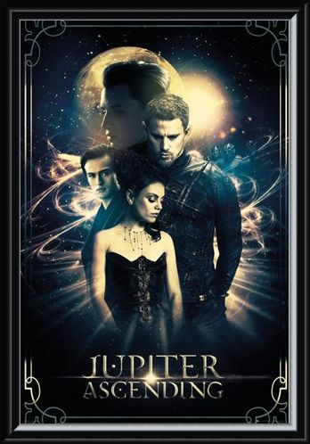 Framed Framed Jupiter Ascending - Mila Kunis and Channing Tatum