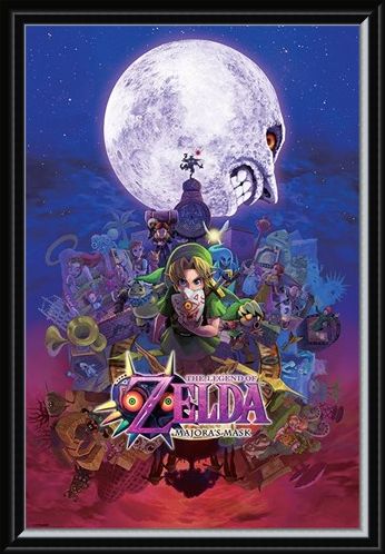 Framed Framed Majora's Mask - The Legend of Zelda