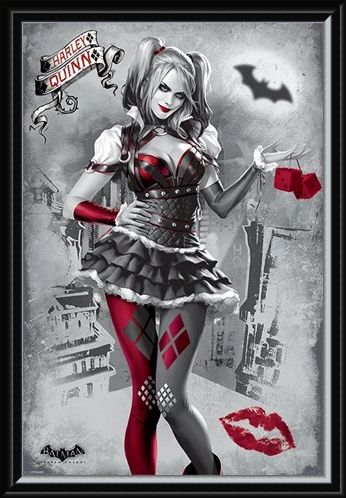 Framed Framed Harley Quinn - Batman Arkham Knight