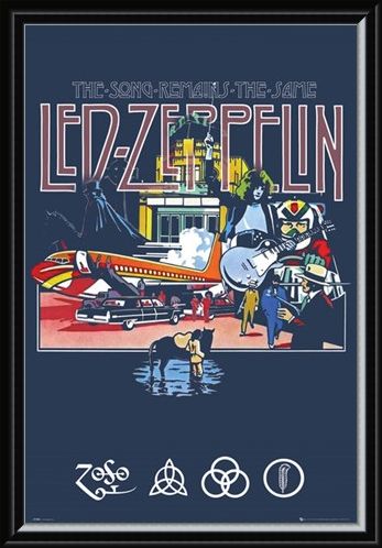 Framed Framed The Song Remains The Same - Led Zeppelin