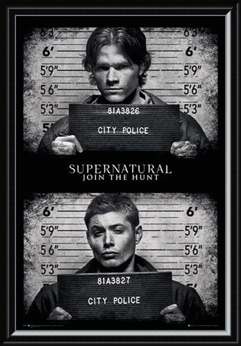 Framed Framed Horrifying Mug Shots - Supernatural