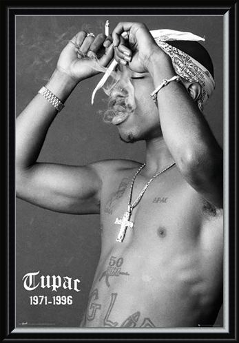 Framed Framed Music, Morals and Cigarettes - Tupac