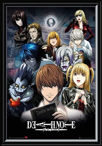 Framed Framed The Shinigami, The Boy, And The Book - Death Note