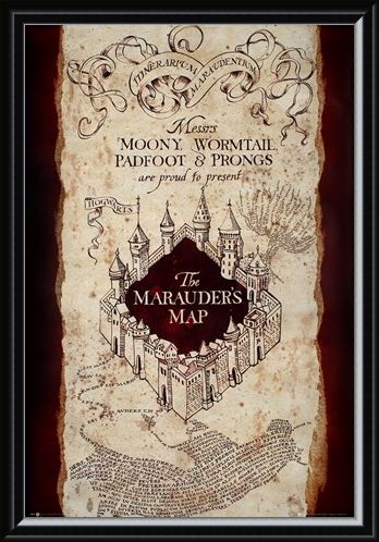 Framed Framed Messrs. Moony, Wormtail, Padfoot & Prongs - Harry Potter