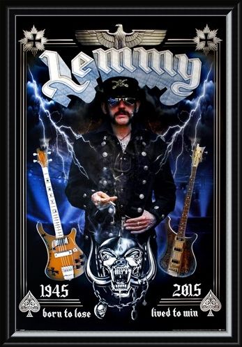 Framed Framed Lemmy Commemorative - Motorhead