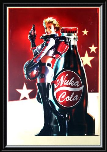 Framed Framed Blonde Bombshell - Fallout 4