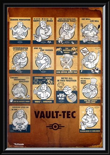 Framed Framed 'Revolutionizing Safety For An Uncertain Future' - Fallout 4 Vault Tec Compilation