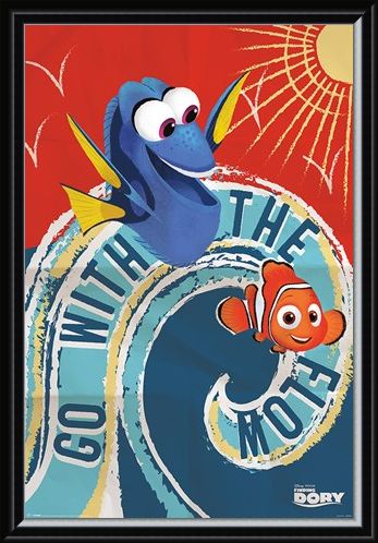 Framed Framed Go With The Flow - Finding Dory