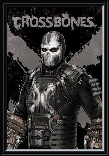 Framed Framed Crossbones - Captain America Civil War
