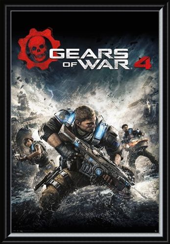 Framed Framed Game Cover - Gears Of War 4