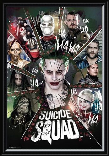 Framed Framed Shattered Circle - Suicide Squad