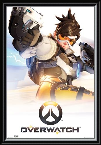 Framed Framed Omnic Crisis Cover Art - Overwatch