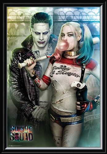 Framed Framed Joker And Harley Quinn - Suicide Squad