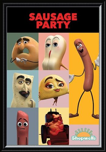 Framed Framed Get Your Fill - Sausage Party Characters