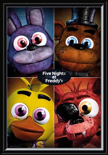 Framed Framed The Fazbear Gang - Five Nights At Freddy's