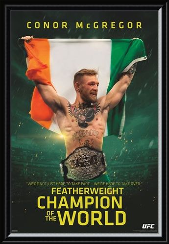 Framed Framed Featherweight Champion Of The World - Conor McGregor