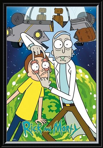 Framed Framed Like Grandfather Like Grandson - Rick And Morty