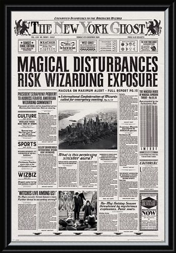 Framed Framed The New York Ghost - Fantastic Beasts