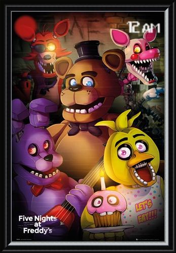 Framed Framed Group Shot - Five Nights At Freddy's