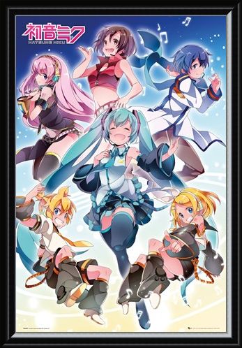 Framed Framed Vocaloid Performance - Hatsune Miku Group