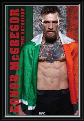 Framed Framed The Irish Champion - Conor McGregor