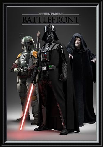 Framed Framed The Dark Side - Star Wars Battlefront