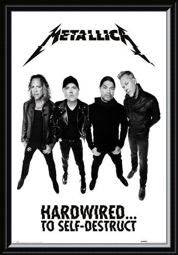 Framed Framed Hardwired To Self-Destruct - Metallica