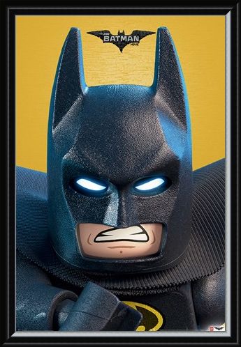 Framed Framed Lego Batman Close-Up - Lego Batman