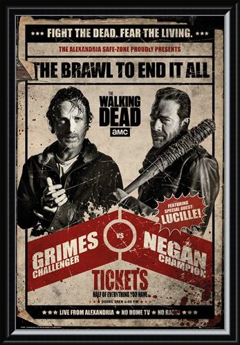 Framed Framed Fight Night - The Walking Dead
