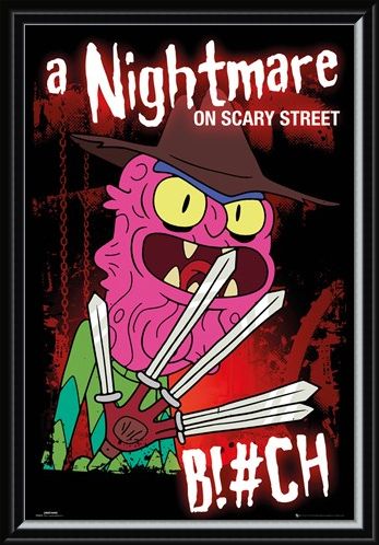 Framed Framed A Nightmare On Scary Street - Rick And Morty