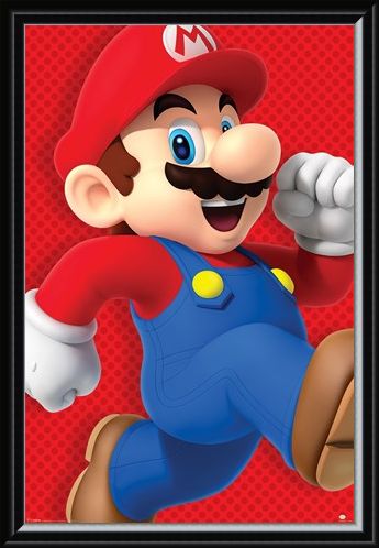 Framed Framed Run Mario! - Super Mario