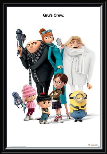 Framed Framed Gru's Crew - Despicable Me 3