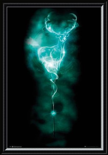 Framed Framed Patronus Stag - Harry Potter