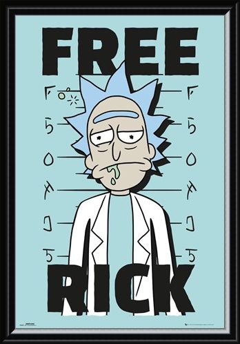 Framed Framed Free Rick - Rick and Morty
